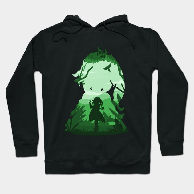 Genshin Impact Nahida Hoodie by MyRetroArt